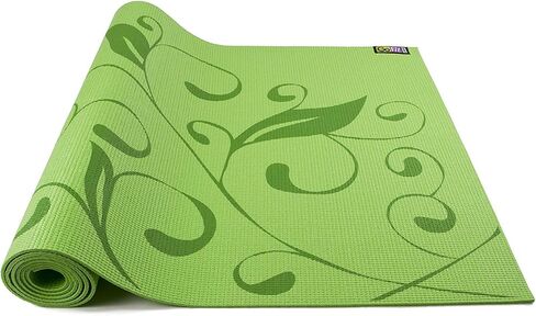 GoFit Printed Yoga Mat - Blue, Purple, and Green in Saudi Arabia