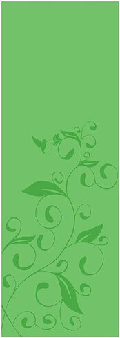 GoFit Printed Yoga Mat - Blue, Purple, and Green in Saudi Arabia