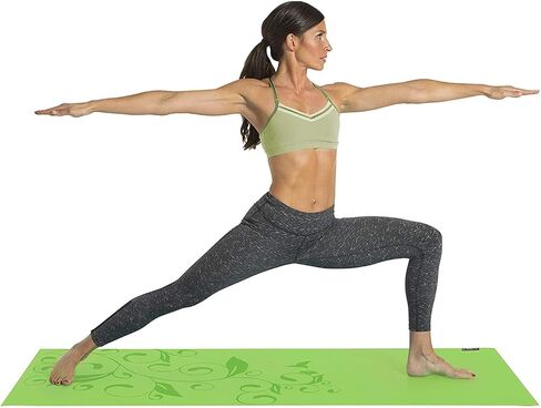 GoFit Printed Yoga Mat - Blue, Purple, and Green in Saudi Arabia