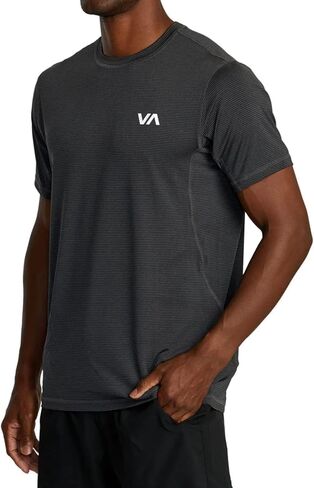 فتحة تهوية رياضية للرجال من RVCA مخططة Ss in Kuwait