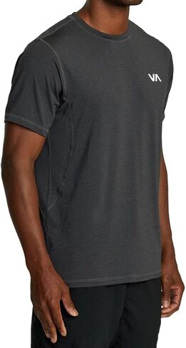 فتحة تهوية رياضية للرجال من RVCA مخططة Ss in Kuwait