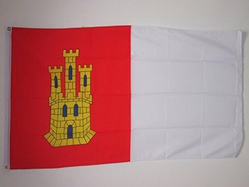 AZ FLAG - Canary Islands Flag - 2x3 Ft - 100D Polyester Spanish Region Of Canarias Banner with Two Metal Grommets - Fade Resistant - Vivid Colors - 2' x 3' Feet - 90x60 Cm in Saudi Arabia