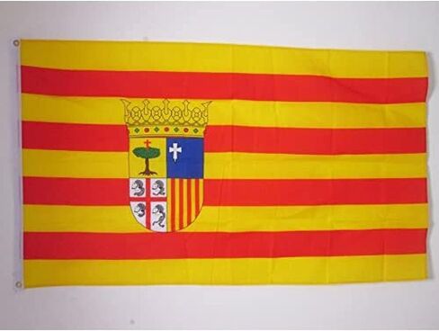 AZ FLAG - Canary Islands Flag - 2x3 Ft - 100D Polyester Spanish Region Of Canarias Banner with Two Metal Grommets - Fade Resistant - Vivid Colors - 2' x 3' Feet - 90x60 Cm in Saudi Arabia