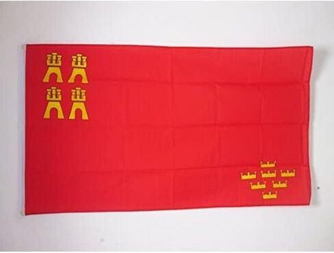 AZ FLAG - Canary Islands Flag - 2x3 Ft - 100D Polyester Spanish Region Of Canarias Banner with Two Metal Grommets - Fade Resistant - Vivid Colors - 2' x 3' Feet - 90x60 Cm in Saudi Arabia