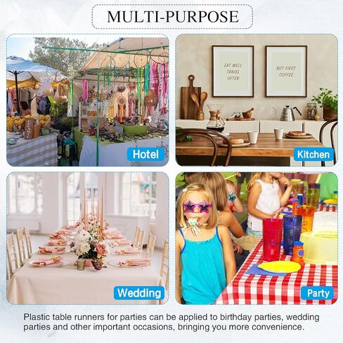 1 Pcs Sublimation Table Runner Heat Transfer 36 x 72 Inch Table Cover Waterproof White Table Runner Machine Washable Twill Blanks Table Banner for Birthday Wedding Party Banquet Restaurant in Kuwait