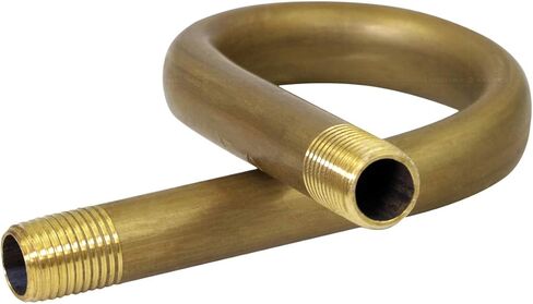 Midline Valve 1/4" Pigtail pipe, MIP Brass Angle Fittings for Gas Regulators and Hoses (5 Pack) in Kuwait