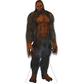 Big Foot Life Size Cardboard Stand Up, 6 feet