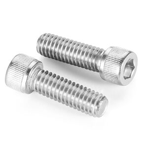 5/16-18 x 3/4" Socket Head Cap Screws, 304 Stainless Steel 18-8, Allen Socket Hex Drive, Full Thread, Bright Finish, 20 PCS