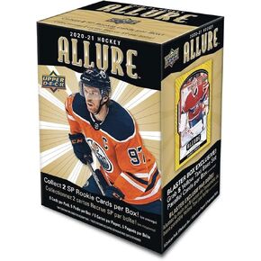 2020-21 Upper Deck Allure NHL Hockey Blaster Box - 6 Packs per Box - 5 Cards per Pack - Look for Blaster Exclusive Yellow Taxi Parallel