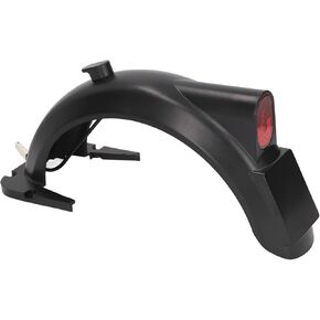 Topyond Scooter Rear Fender,Universal ABS Electric Scooter Rear Fender Replacement with Tail Light - Scooter Mudguard for MAX G30 Series