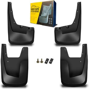 Mud Flaps Fit for 2019-2023 Ram 1500 (Fit for Without OEM Fender Flares, dosen't fit Dual Rear Wheels)(Not 1500 Classic), Dedicated Mudguard for Four Seasons Universal Protection, Front/Rear
