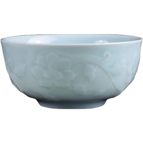 Seres Celadon Bowl,Jade Green Porcelain Bowl,2 Colors-Plum Green&Light Green,龙泉青瓷碗(弟窑) (Plum Green)