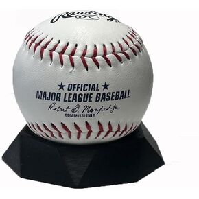 Display Stand for Baseball | Tennis Ball Holder | Autographed Tennis Ball & Memorabilia Ball Display Stand | 3D Printed MLB Baseball Display Stand Plastic | Made in USA