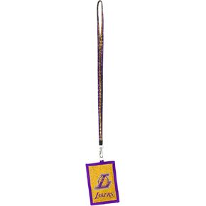 NBA Beaded Lanyard with Nylon Wallet