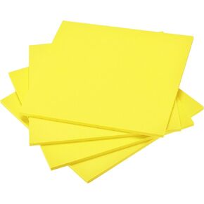 uxcell Yellow EVA Foam Sheets 10 x 10 Inch 7mm Thickness for Crafts DIY Projects, 4 Pcs