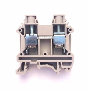Dinkle DK16N DIN Rail Terminal Block Screw Type UL 600V 100A 3-14AWG, Pack of 50