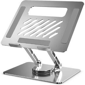 Adjustable Laptop Stand for Desk - Portable Computer Stand with Cooling Function - Stable Laptop Desk Stand for Home Office - Fits Various Laptop Sizes