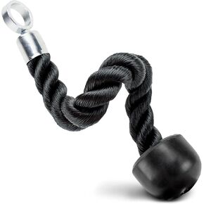 Crown Sporting Goods Single Grip Tricep Rope with Cable Machine Attachment