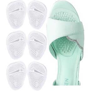 Metatarsal Pads Ball of Foot Cushions for Men and Women,Foot Pads Ball of Foot Pain Relief,Soft Gel Foot Pads Metatarsal Foot Forefoot Cushioning Foot Pain Relief (Clear Drop Shape-3 Pairs)