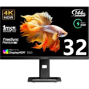 INNOCN 27A1S 27" OLED QHD Gaming Monitor 240Hz 0.03ms HDMI DP USB Type C Connectivity, Built-in Stereo Speakers, Height Adjustable Stand, Black in Kuwait