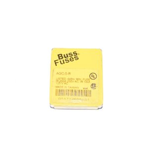Bussmann Division Cooper Bussmann AGC-5-R Buss Small Dimension Fuse