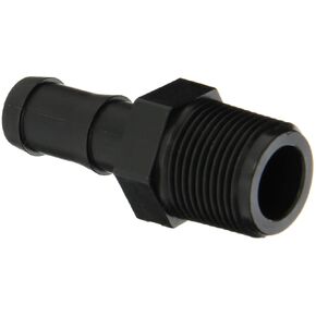 Banjo HB075-058 Polypropylene Hose Fitting, Adapter, 3/4" NPT Male x 5/8" Barbed