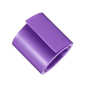DMiotech 43mm Flat 5m Battery Sleeves PVC Wraps Heat Shrink Tubing for 26650 Battery Pack Purple