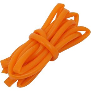uxcell 5mm x 7mm Dia Heat-Resistant Silicone Rubber Tube Hose Pipe Orange 2M Long
