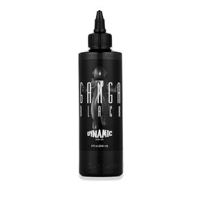 Dynamic Color Co - Ganga Black Tattoo Ink, 8oz Bottle REACH Compliant Safe Tattoo Ink for European Regulations - Superior Black Tattoo Ink, Tattoo Ink Made in USA