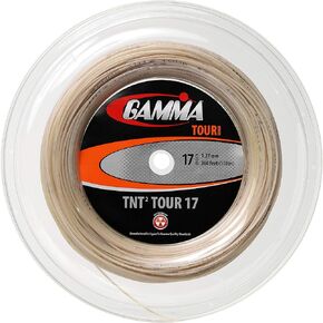 Gamma TNT2 Tour Reel 17G Tennis String, Natural