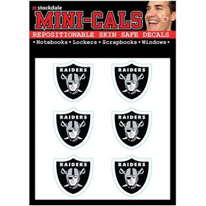 NFL Las Vegas Raiders Face Tattoos, Team Colors, One Size