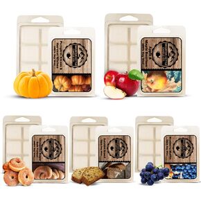 Mountain Kettle Wax Melts, Wax Melt Warmer Cubes, Wax Warmer Cubes, Pack of 5 (Autumn Pack)