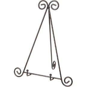 Bard's Black Metal Easel, 15" H x 12" W x 10" D (For 1.25" Deep Plates)