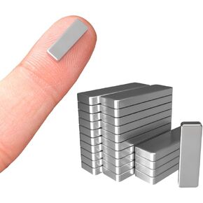 Magnetize-It! F13x5x3mm - Neodymium Rectangle Magnets - 25 Pack - Rare Earth Magnets, Fridge Magnets, Refrigerator Magnets, for Crafts, Office Magnets, Extra Strong Magnets