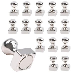 40Pack Fridge Magnet,Keukenket Neodymium Refrigerator Magnet Strong Small Magnets Magnetic Push Pin Hexagonal for Whiteboard Dry Erase Board Map Kitchen Office Adult