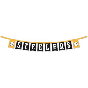 WinCraft Pittsburgh Steelers Banner String Pennant Flags