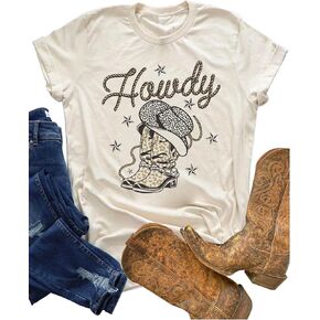Funny Western Shirts for Women Cowboy Take Me Away Vintage Graphic Country T Shirt Teen Girls Summer Retro Tees Tops