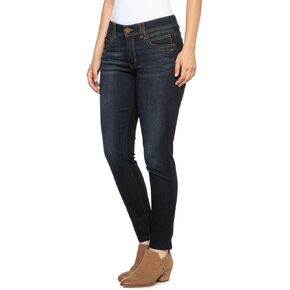 Democracy Women's Ab Solution High Rise Ankle (8,Blue W Destroy)