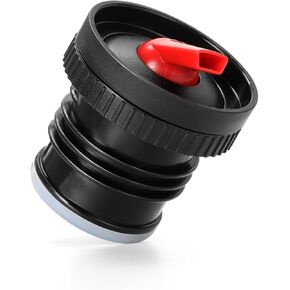 Aieve Thermos Stopper Pico De Mate بديل لزجاجة ستانلي الكلاسيكية المعزولة بفراغ واسع الفم، مقاومة للتسرب ومضادة للرذاذ باللون الأسود والأحمر (1QT، 1.1QT، 1.5QT، 2QT، 2.5QT) in Kuwait