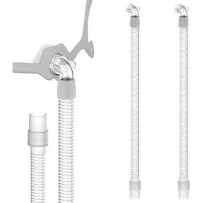 2PCs Replacement Tube for Respironics Wisp, Short Tube with Improved Quick Release & Swivel Design, Added Flexibility & Lower Noise，ItAll Supplies for CPAP Users