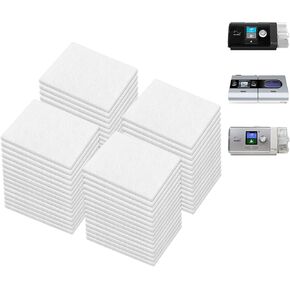 30 Packs Filters Replacement, Disposable Filter Supplies Compatible with ResMed Air 10, Airsense 10, Aircurve 10, S9 Series, Airstart & More