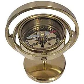 Nautical Brass Gimble Compass Nautical Marine Gift