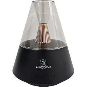 Lite smell Essential Oil Diffuser- Humidifier Vaporizer, Aromatherapy, Fragrant oil, 150 ml, Diffuser whith remote control, Safety switch black, ultrasonic, LLD-J33