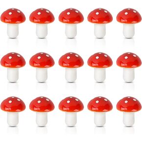 Mini Artificial Mushroom, 50 Pcs Fake Mini Mushroom Vegetable Models for Home Kitchen Decor Food Model Market Display Props