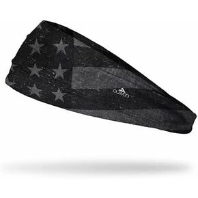 Duwoni Sports Headbands for Men,Moisture Wicking Workout Headband, American Flag Headband, Sweatband Headbands for Running,Cycling,Football,Yoga,Tennis,Hiking,Hairband for Women and Men,Headband in Saudi Arabia