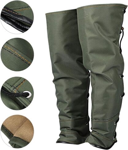 Dioche for Lower Legs, Adjustable Knee Pads, Anti-bite Snake Pet Guard Leg Gaiter Cover Support Hiking Camping Hunting Outdoor in Saudi Arabia
