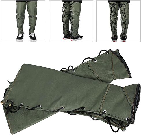 Dioche for Lower Legs, Adjustable Knee Pads, Anti-bite Snake Pet Guard Leg Gaiter Cover Support Hiking Camping Hunting Outdoor in Saudi Arabia