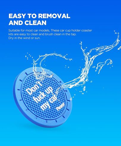 4 قطع قواعد أكواب من السيليكون الكريستالي للسيارة، قواعد أكواب السيارة اللامعة، حامل أكواب تلقائي مقاس 2.75 بوصة، مضادة للانزلاق، ديكور ملحقات السيارة الداخلية (أحمر) in Kuwait