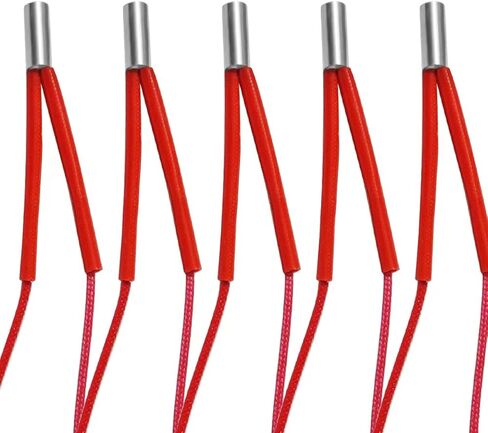 5 قطع للطابعة ثلاثية الأبعاد 24 فولت 40 وات سخان خرطوشة 620 طرف ساخن من السيراميك لموديلات CR-10S Pro، Ender-3 Pro، Ender 3، Ender 3X، Prusa Mendel، Ender 3 V2، Anet E10... Creality Thermistors Temp Resistor in Kuwait