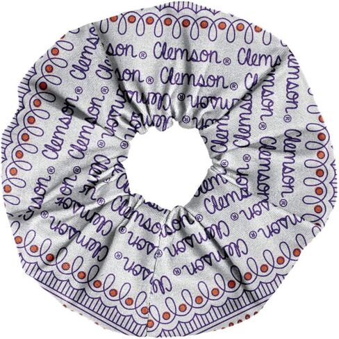 NCAA League Womens Clemson Tigers Spirit Scrunchie, One Size, Custom in Saudi Arabia
